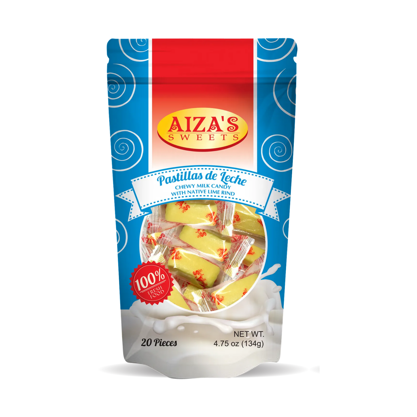 Aiza's Pastillas de Leche - 20x20/134g  | 4.73oz