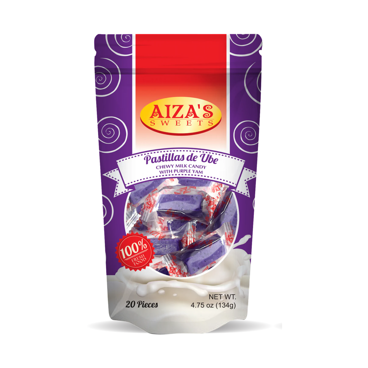 Aiza's Pastillas de Ube - 20x20/134g  | 4.73oz