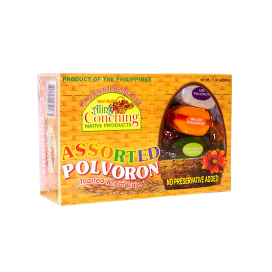 Aling Conching Assorted Polvoron in box - 18/500g  | 17.64oz