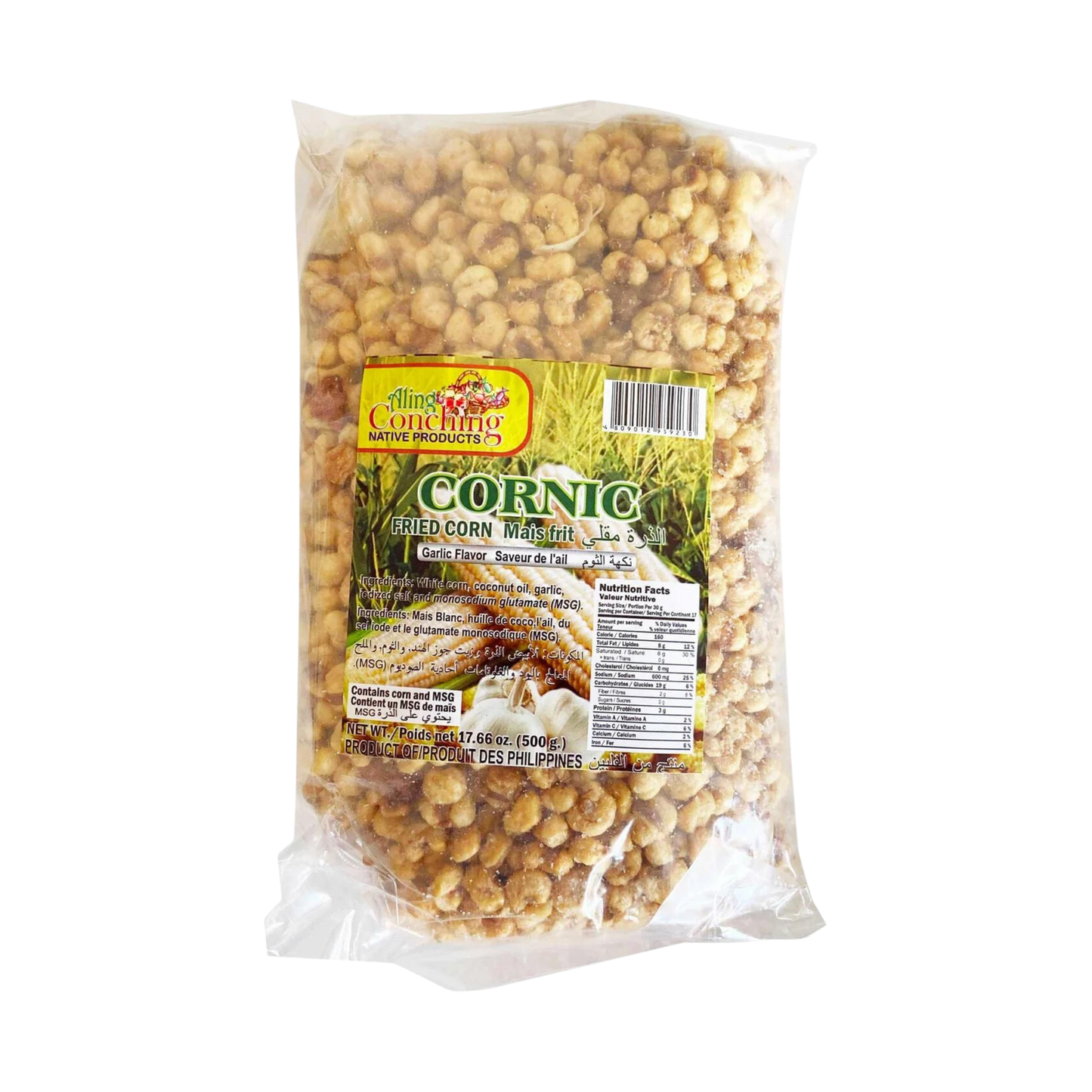 Aling Conching Cornic Fried Corn (BBQ, Garlic, Hot & Spicy) 20/500g | 17.66oz