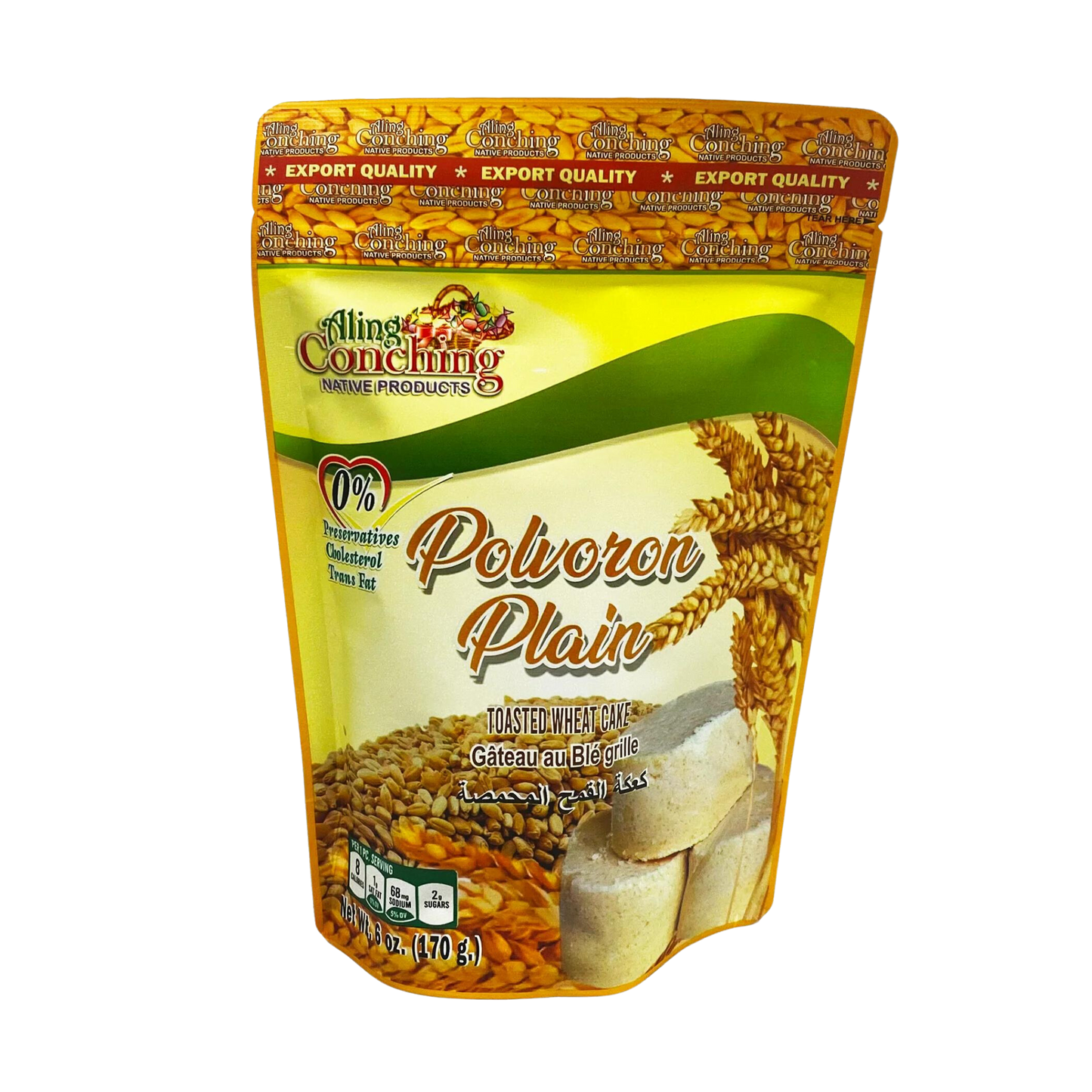 Aling Conching Polvoron Plain - 50/170g  | 6oz