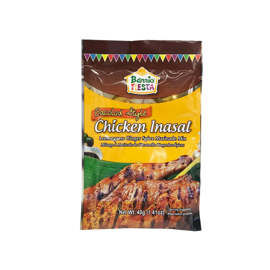 Barrio Fiesta Bacolod Style Chicken Inasal (Lemon Grass Ginger-Spice Marinade) 40g x 72  - 72/40g | 1.41oz