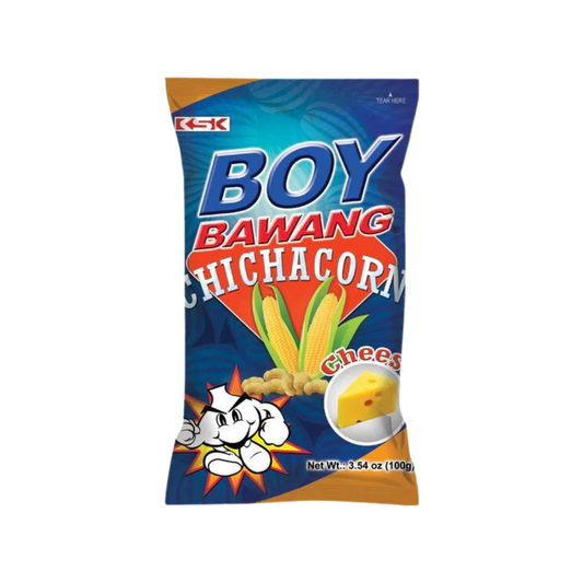 Boy Bawang Chichacorn Cheese Flavor - 40/100g | 3.54oz