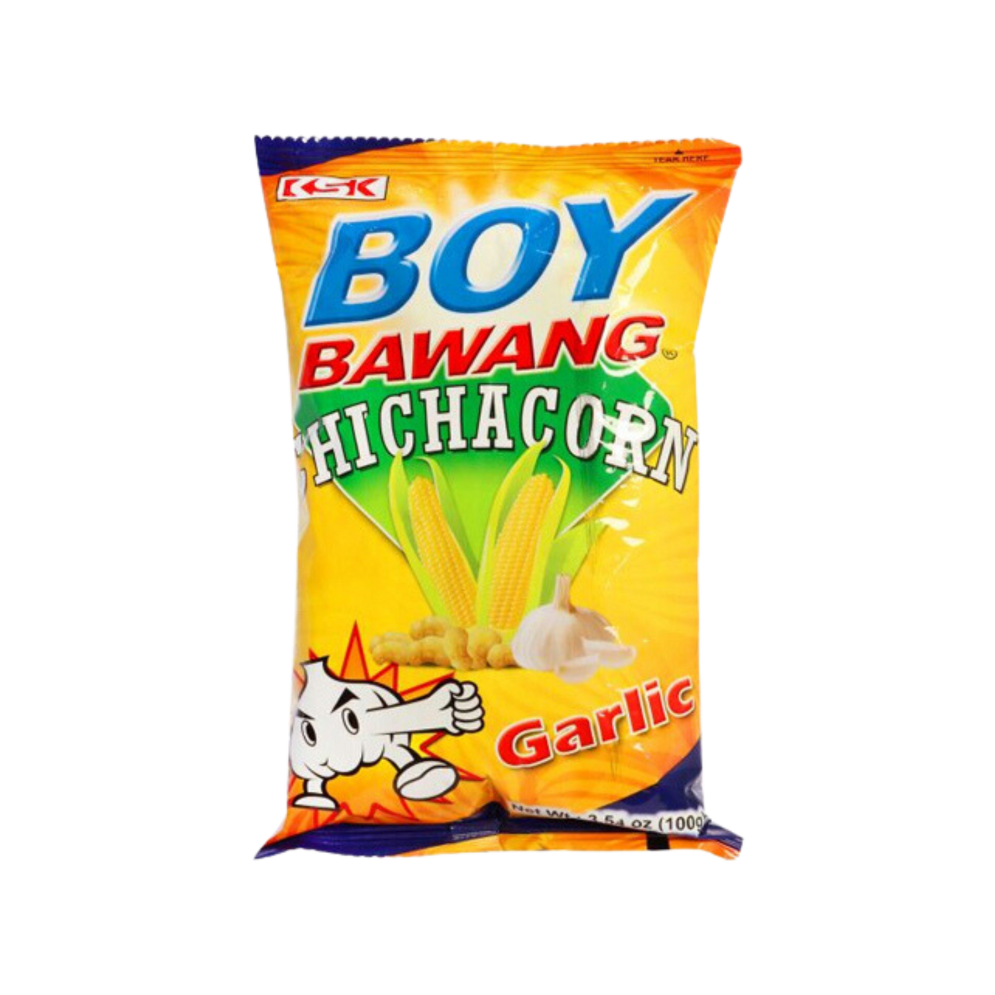 Boy Bawang Chichacorn Garlic Flavor - 40/100g | 3.54oz