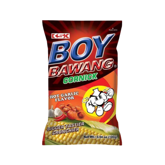 Boy Bawang Cornick Hot Garlic Flavor - 40/100g | 3.54oz