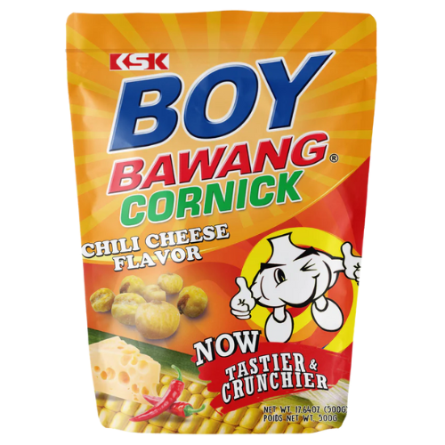 Boy Bawang Fried Corn Chili Cheese - 20/500g | 17.64oz