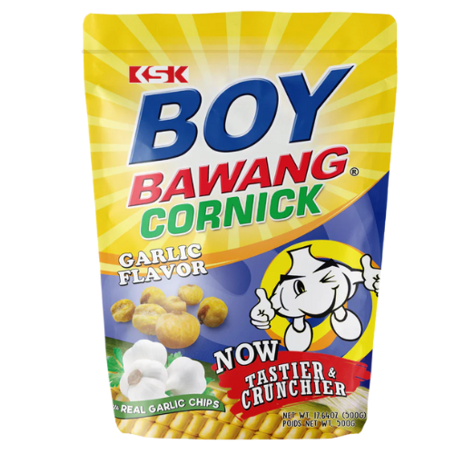 Boy Bawang Fried Corn Garlic - 20/500g | 17.64oz