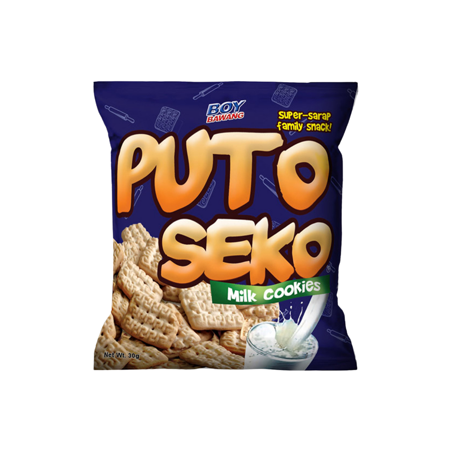 Boy Bawang Puto Seko Milk - 100/30g | 1.06oz