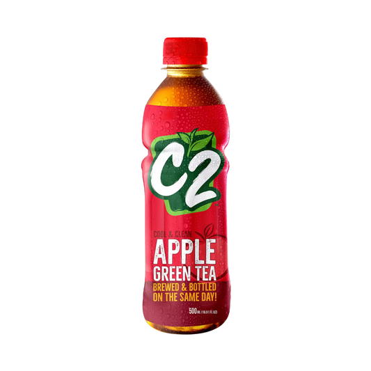 C2 Green Tea Apple x 24's - 24/500ml | 16.91fl oz