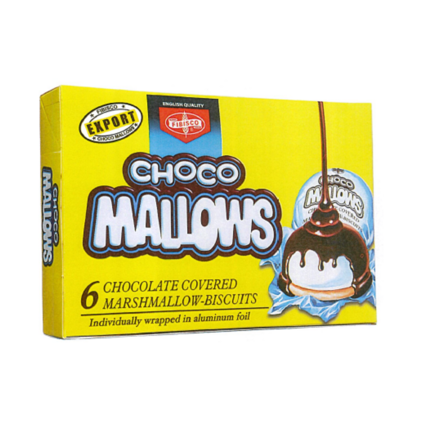 Choco Mallows Chocolate Covered Marshmallow-Biscuits - 48/100g | 3.53oz