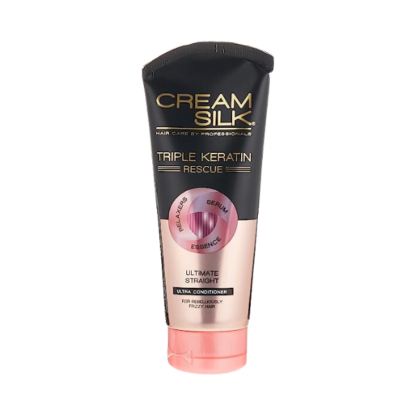 Cream Silk Triple Keratin Ultimate Straight 340ml