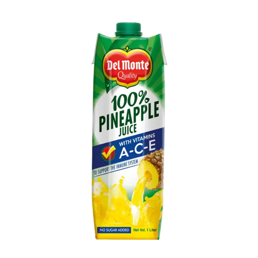 Del Monte Pineapple Tetra Pack - 12/1L | 33.8oz