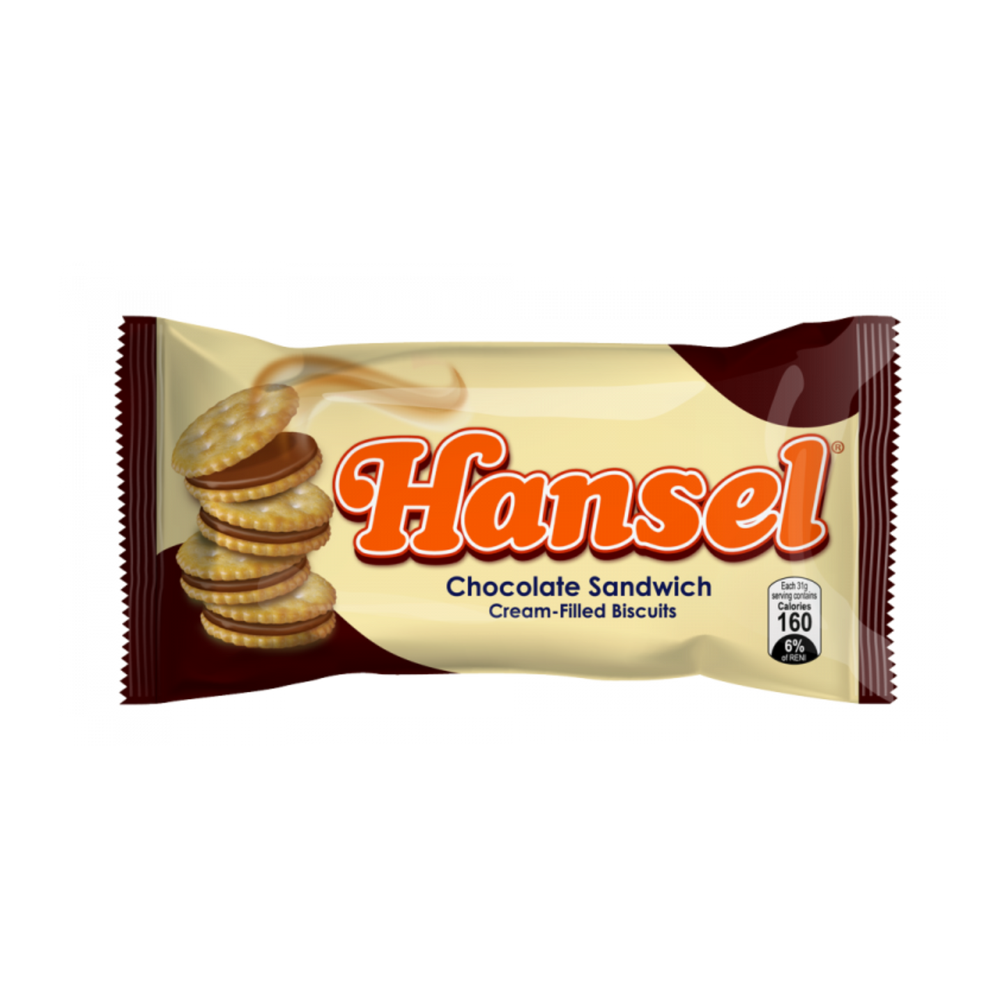 Rebisco Hansel Sandwich Choco - 10x40/31g | 1.09oz