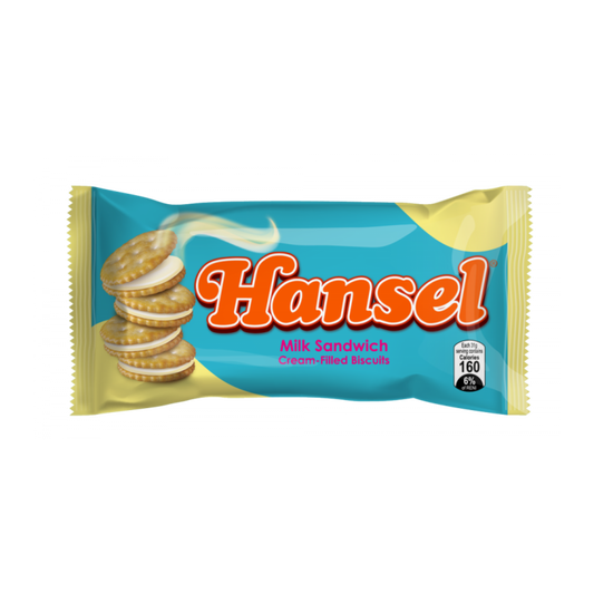 Rebisco Hansel Sandwich Milk - 10x40/31g | 1.09oz