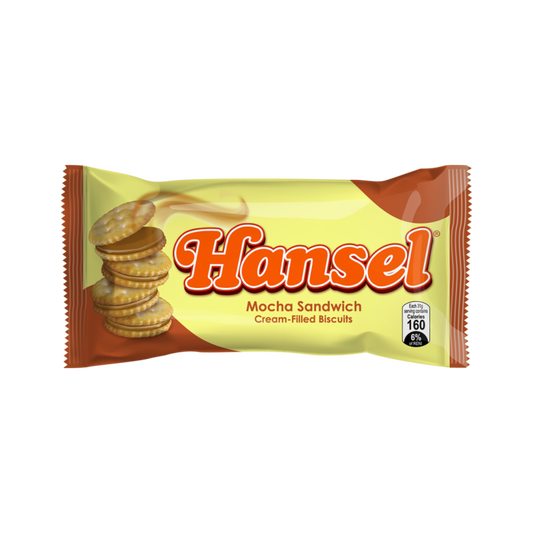 Rebisco Hansel Sandwich Mocha - 10x40/31g | 1.09oz