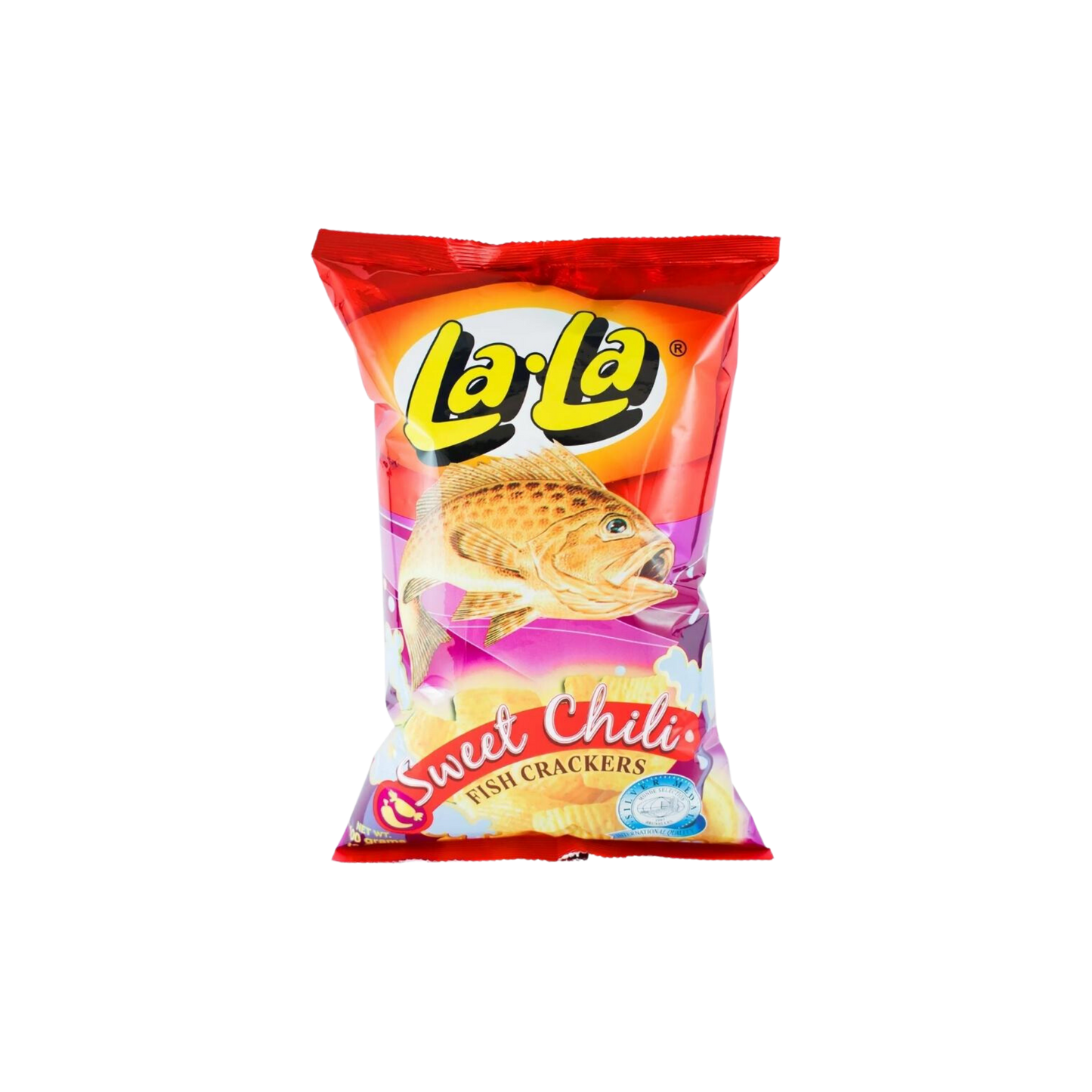 Lala Fish Crackers Sweet Chili - 24/100g | 3.53oz