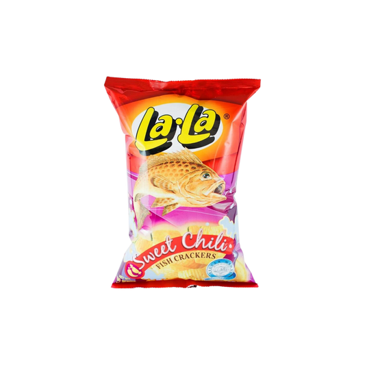 Lala Fish Crackers Sweet Chili - 24/100g | 3.53oz