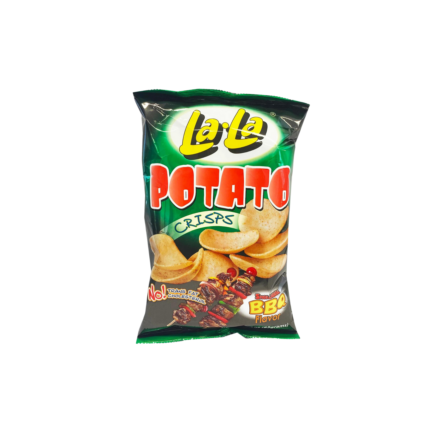 LaLa Potato Crisps Smokehouse Barbecue Flavor - 24/85g | 3oz