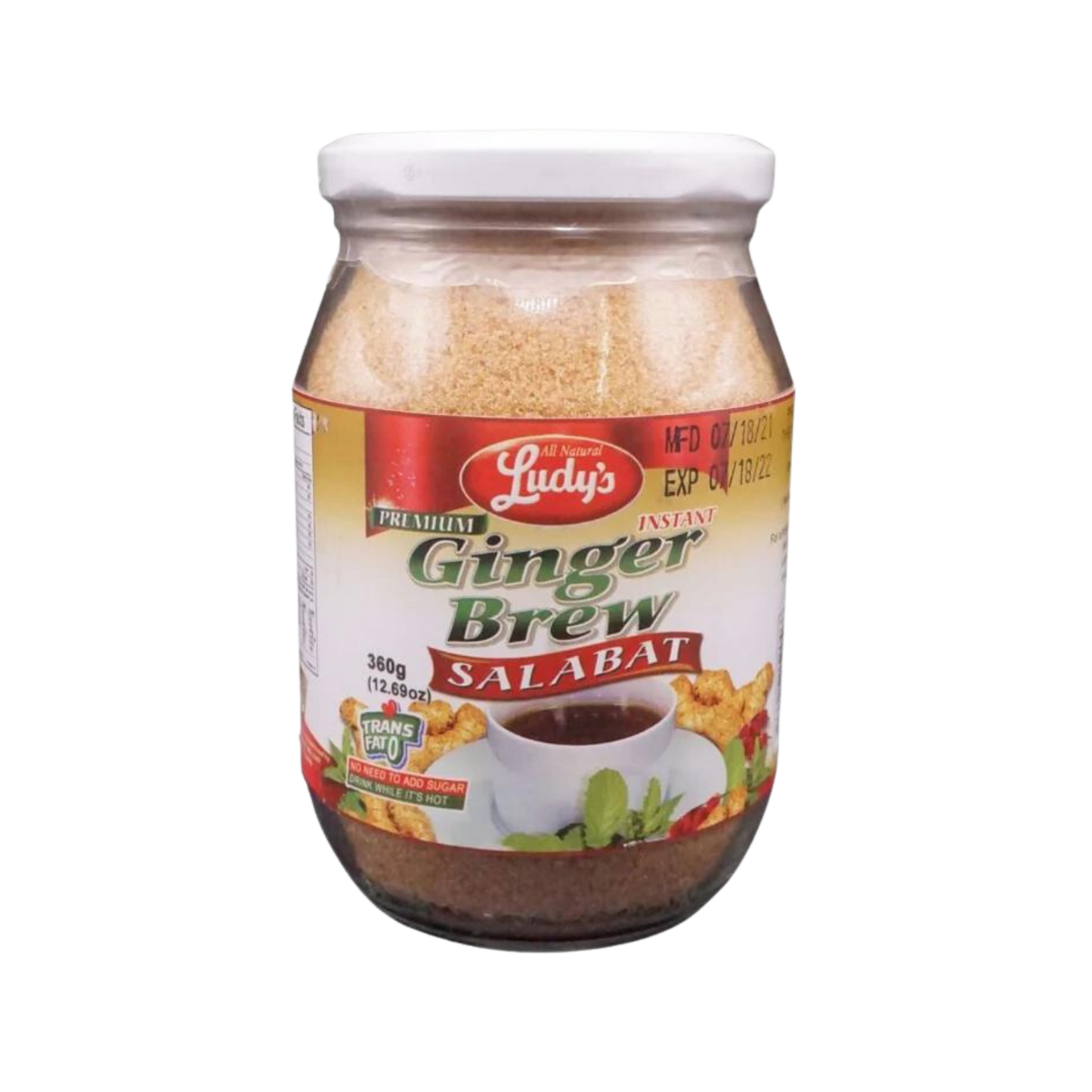 Ludy's Ginger Brew - 12/360g  | 12.7oz