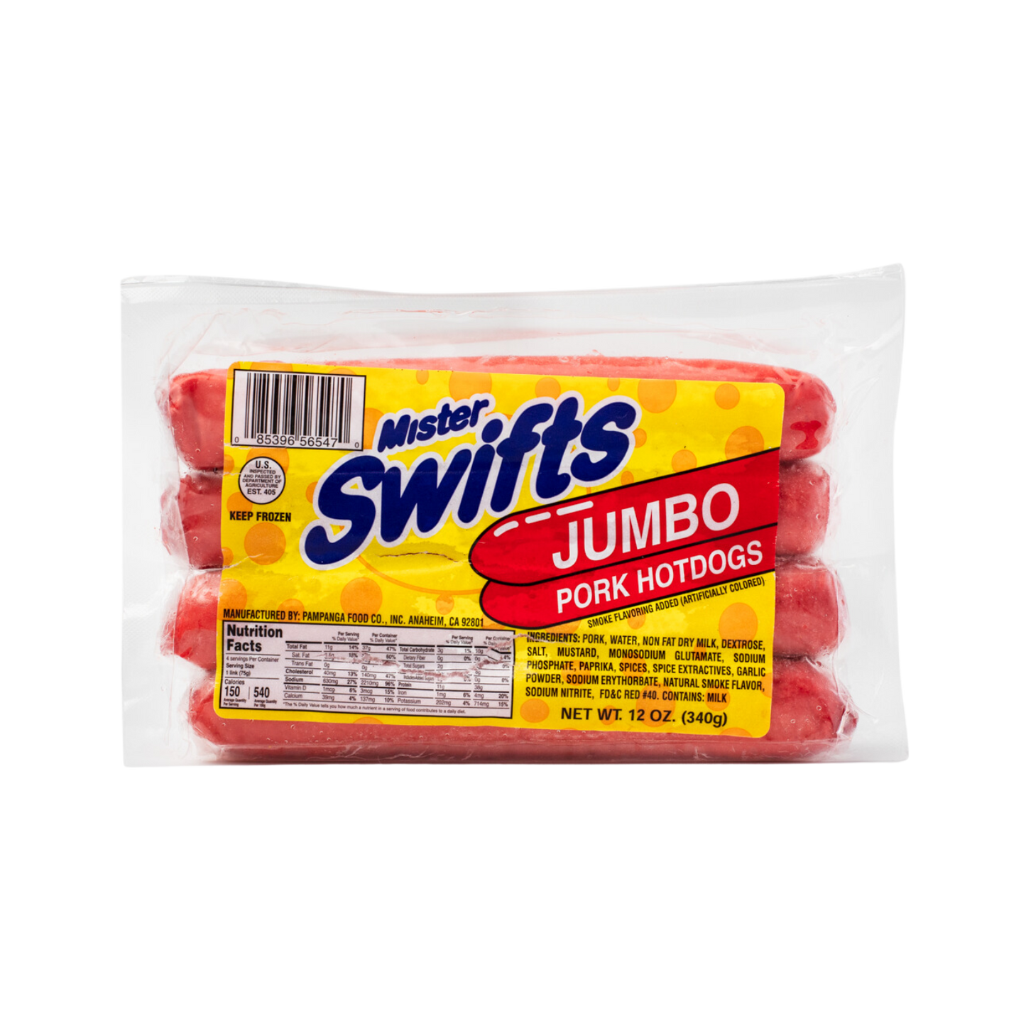 MISTER SWIFTS HOTDOG JUMBO - 24/12oz