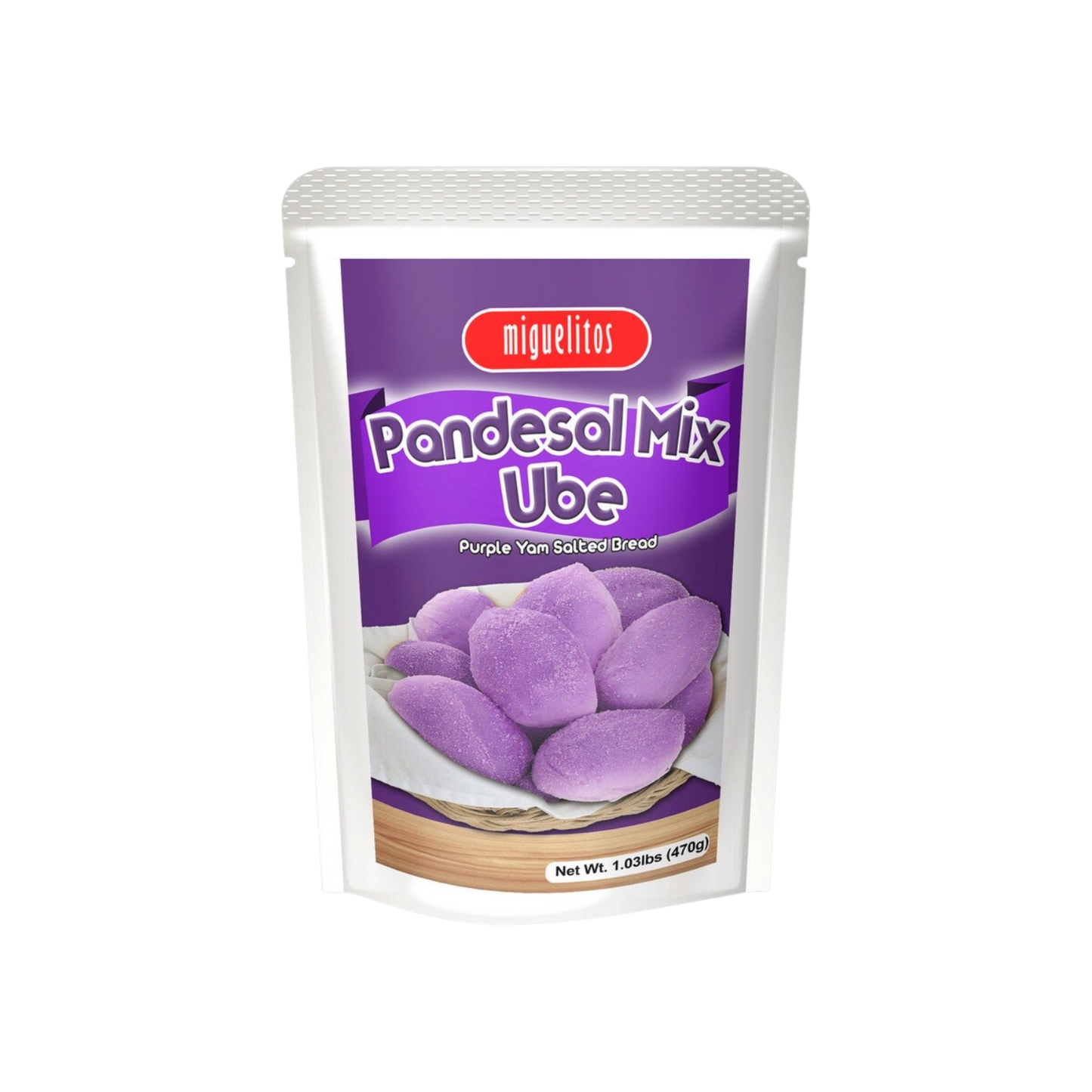 Miguelitos Instant Ube Pandesal Premix - 12/470g | 16.58oz