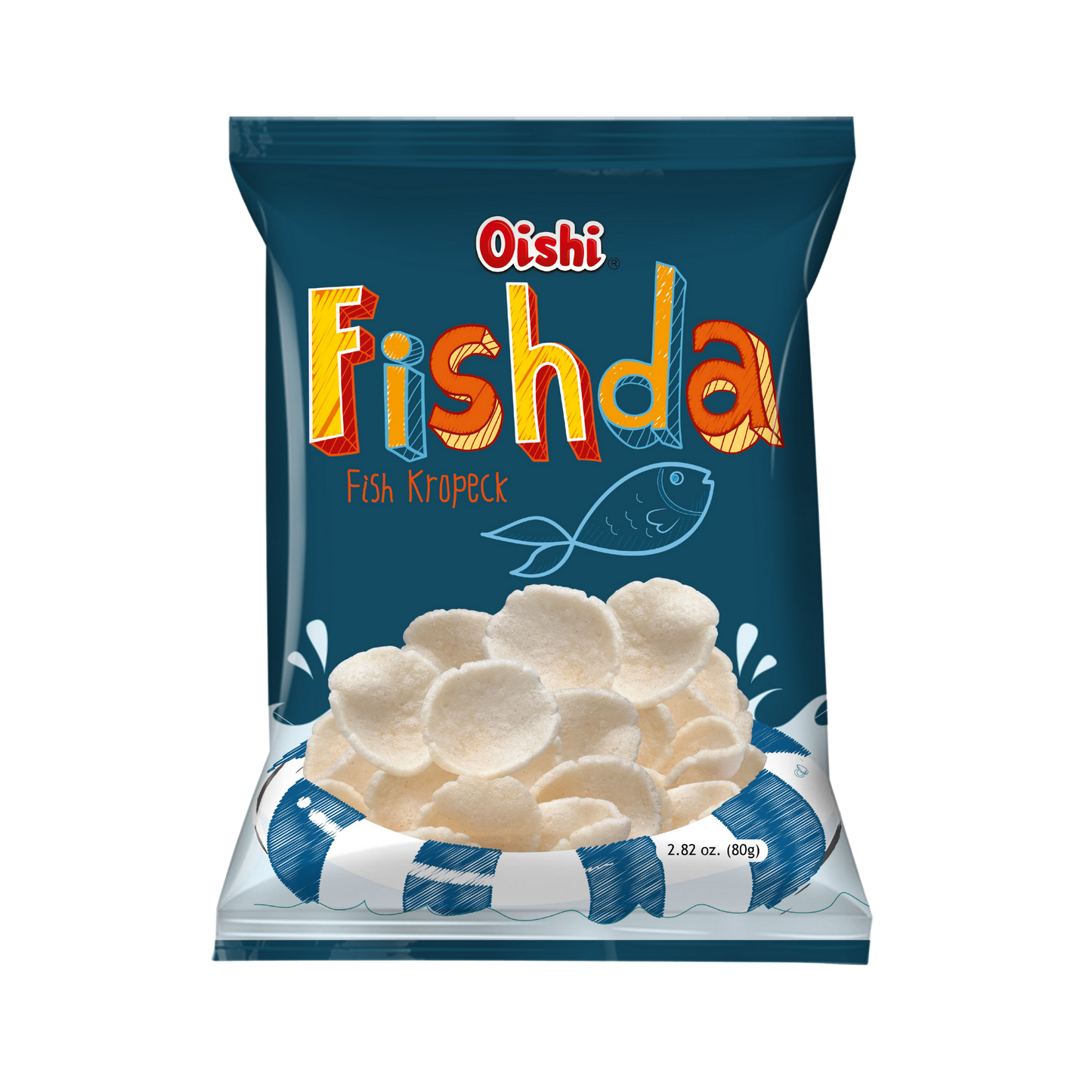 Oishi Fishda Fish Kropek - 20/80g | 2.82oz