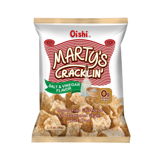 Oishi Marty's Crackling Salt & Vinegar Flavor - 30/90g | 3.17oz