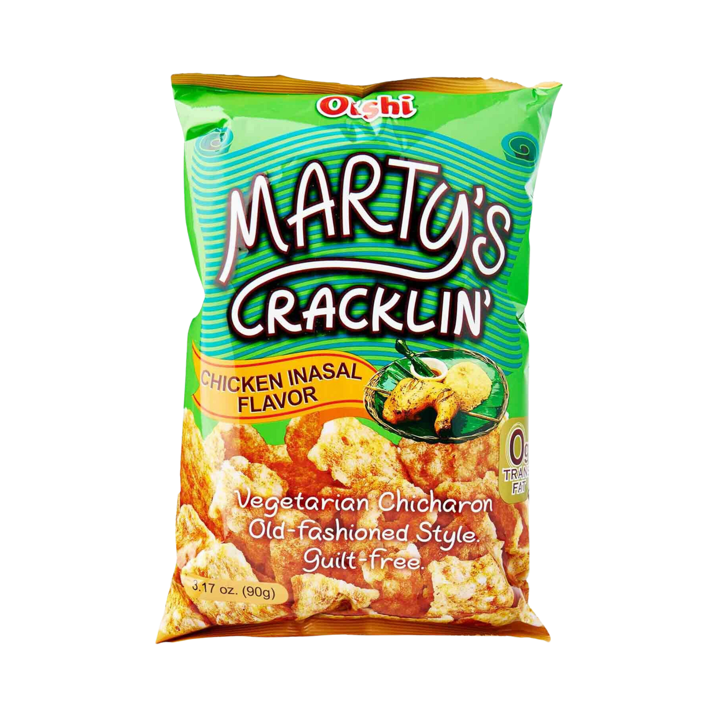 Oishi Marty's Crackling Chicken Inasal Flavor - 30/90g | 3.17oz