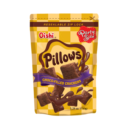 Oishi Pillows Chocolate Crackers - 20/150g | 5.29oz