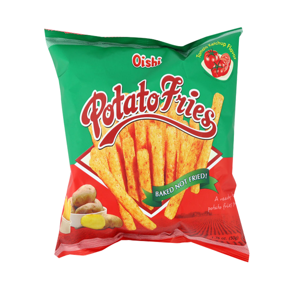 Oishi Potato Fries Ketchup Flavor - 50/50g | 1.76oz