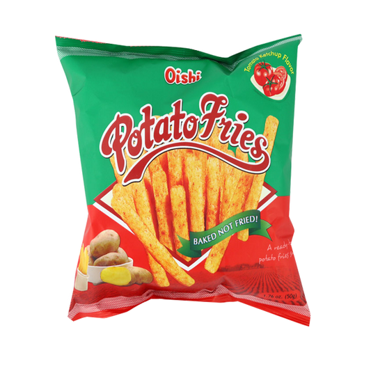 Oishi Potato Fries Ketchup Flavor - 50/50g | 1.76oz