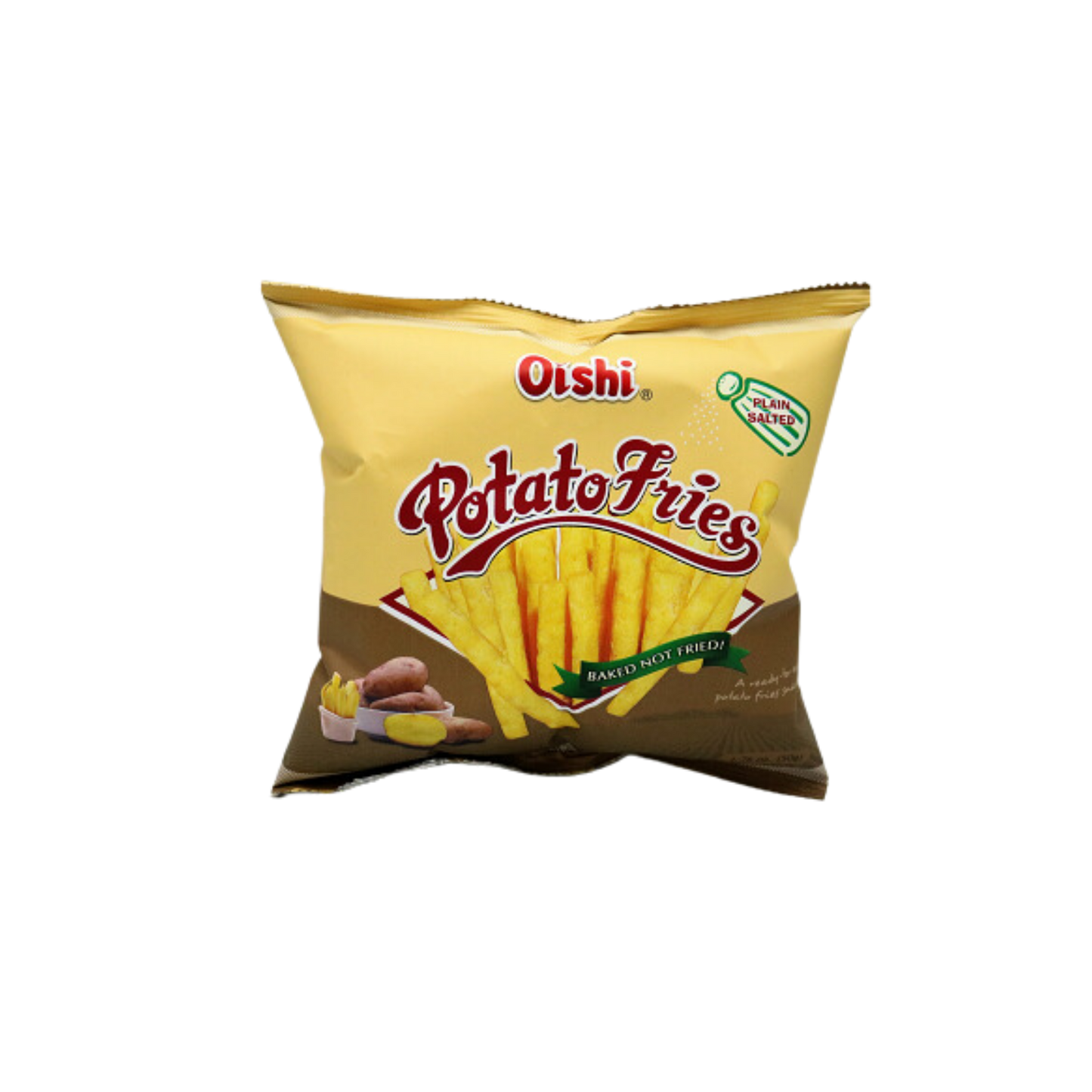 Oishi Potato Fries Plain Salted - 50/50g | 1.76oz