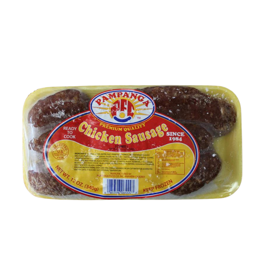 PAMPANGA CHICKEN SAUSAGE - 24/12oz