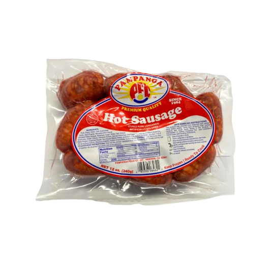 PAMPANGA HOT SAUSAGE - 24/12oz