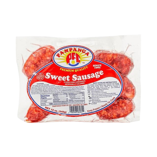 PAMPANGA PORK SWEET SAUSAGE - 24/12oz