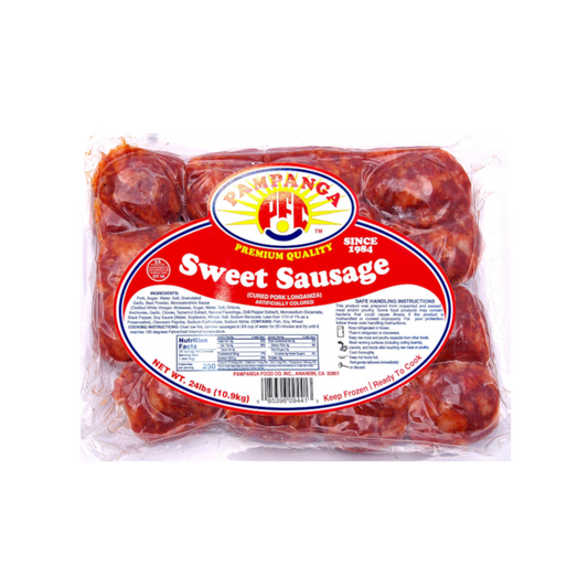 PAMPANGA PORK SWEET SAUSAGE (Bulk) - 24lbs