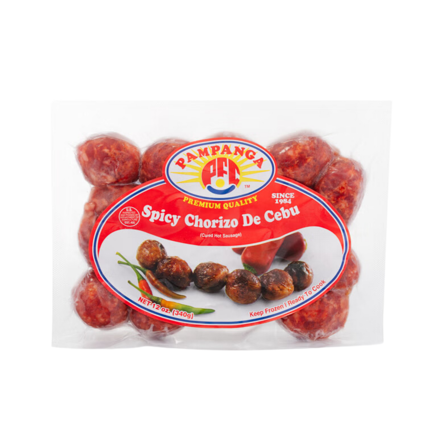 PAMPANGA SPICY CHORIZO DE CEBU - 24/12oz