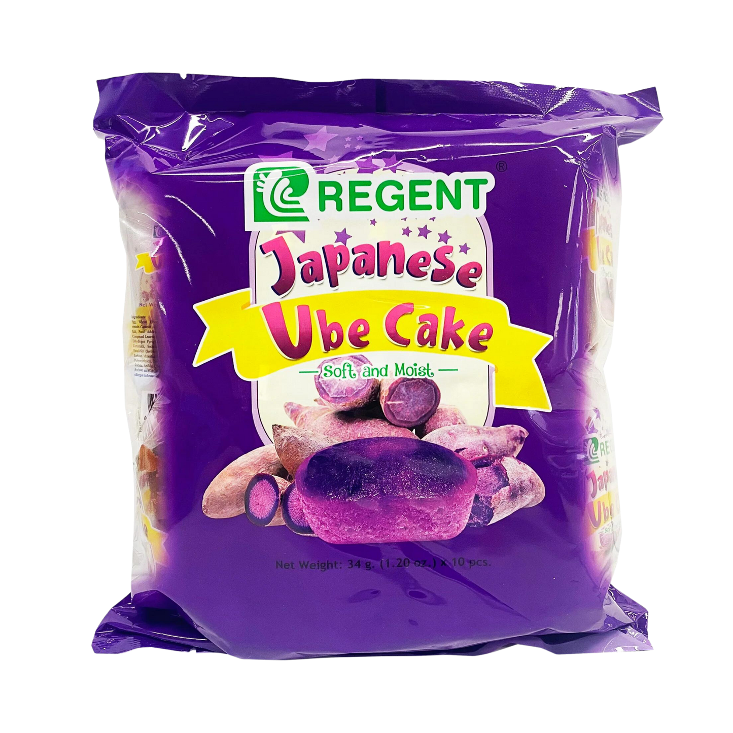 Regent Japanese Ube Cake - 10x10/34g | 1.2oz