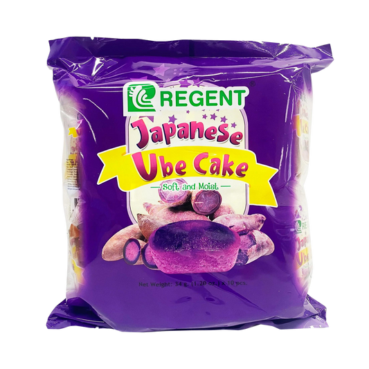 Regent Japanese Ube Cake - 10x10/34g | 1.2oz