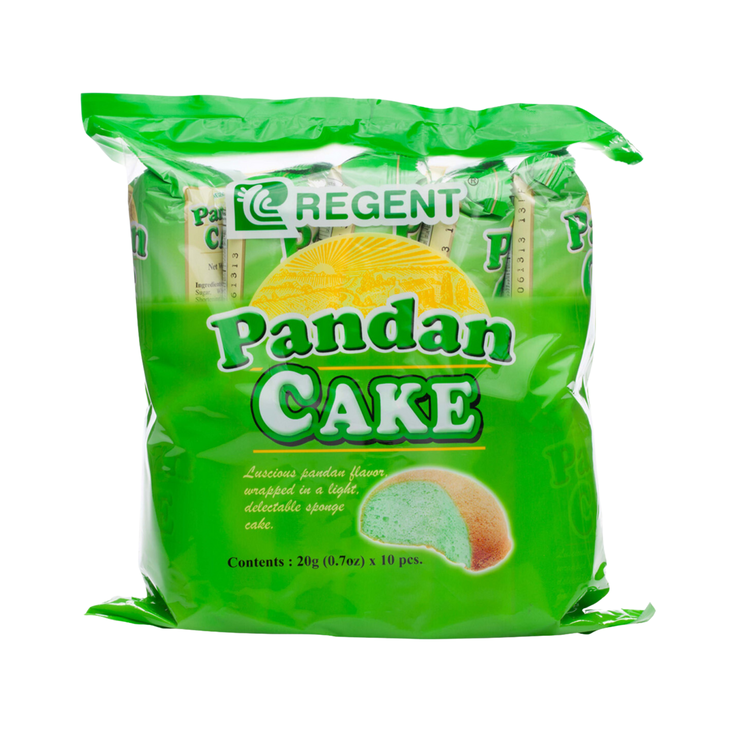 Regent Pandan Cake- 10x8/20g | 0.71oz