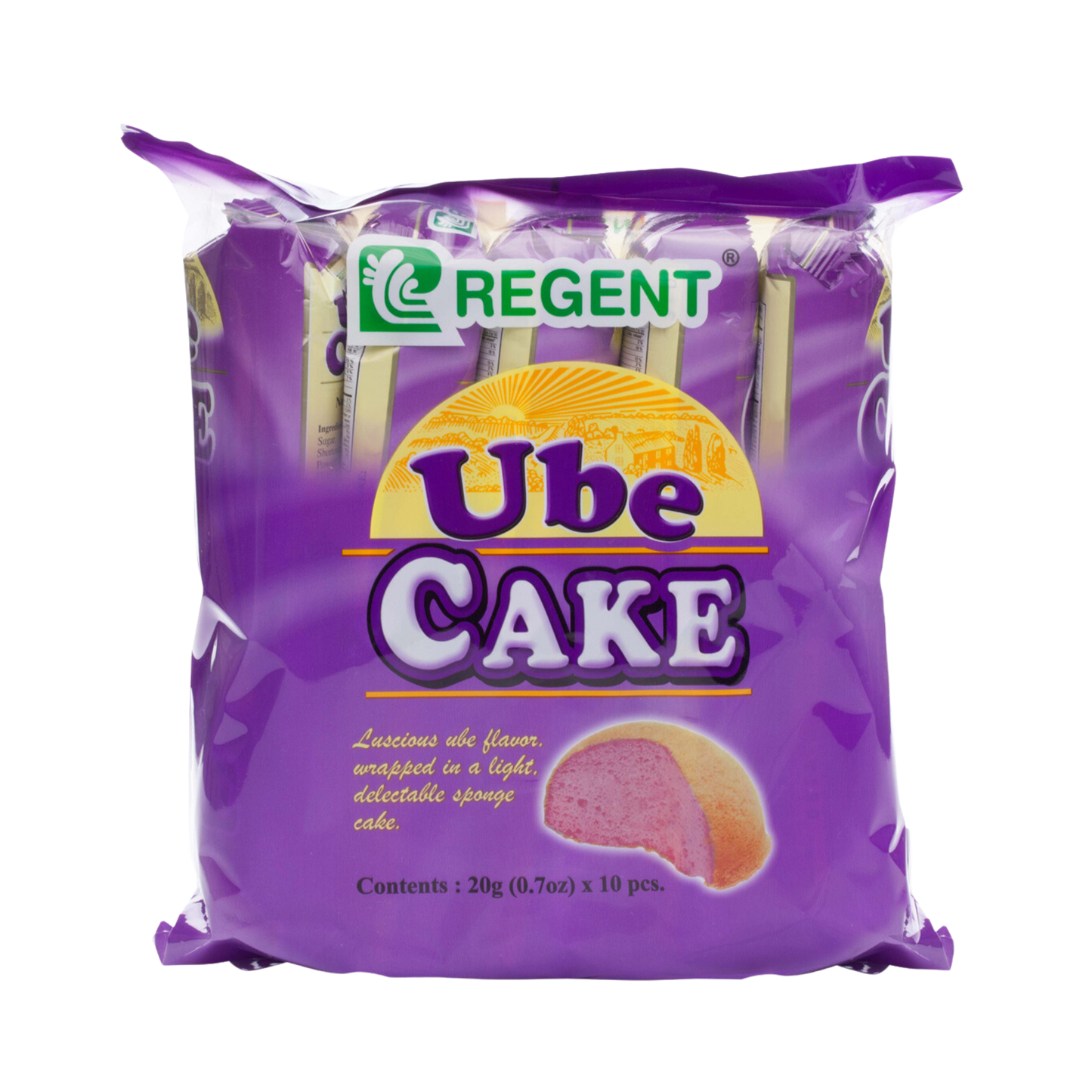 Regent Ube Cake- 10x8/20g | 0.71oz