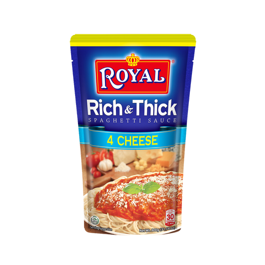 Royal Rich Thick Spaghetti Sauce 4 Cheese - 12/1kg | 35.27oz