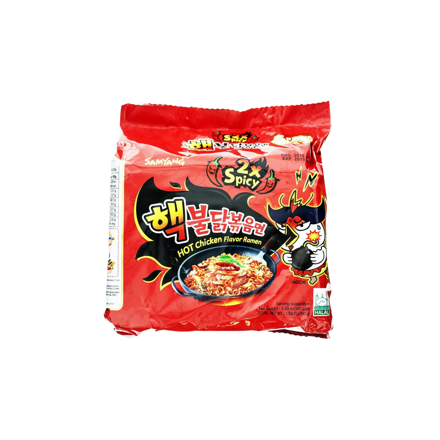 Samyang 2x Hot Chicken - 8x5/140g | 4.94oz