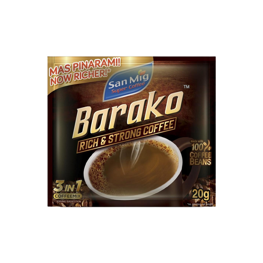 San Mig Super Coffee 3-in-1 (Barako Strips) - 110x24/20g | 0.71oz