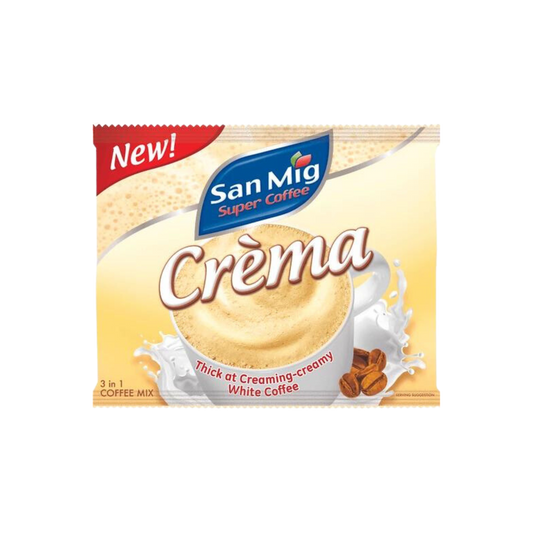 San Mig Super Coffee 3-in-1 (Crema White) - 30x8/25g  | 0.88oz