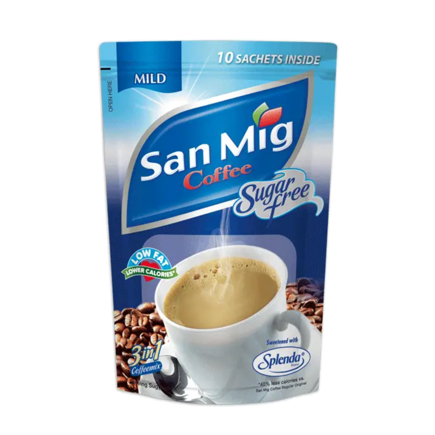 San Mig Super Coffee 3-in-1 (Sugar Free Mild) - 10x30/7g | 0.25oz