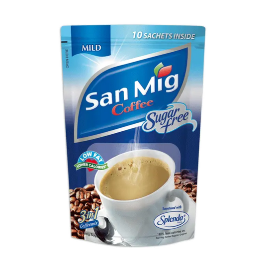 San Mig Super Coffee 3-in-1 (Sugar Free Mild) - 10x30/7g | 0.25oz