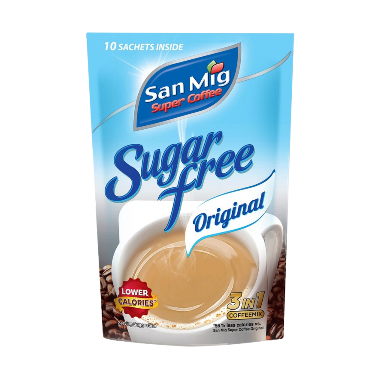 San Mig Super Coffee 3-in-1 (Sugar Free Original) - 10x30/7g | 0.25oz