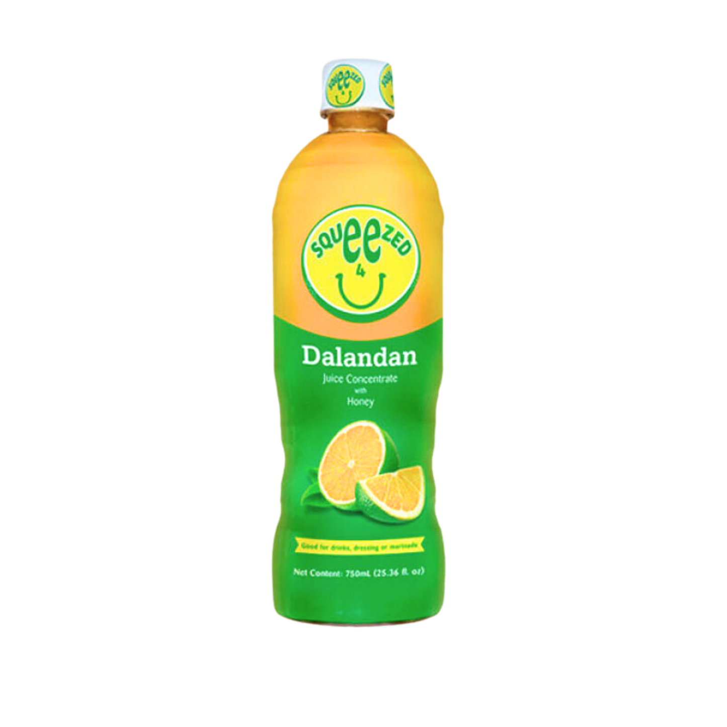 Squeezed 4 U Philippine Tangerine (Dalandan) Juice Drink Concentrate with Honey - 12/750ml | 25.36fl oz