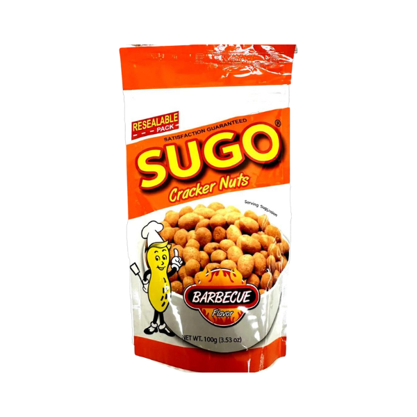 Sugo Crackers Nuts Barbeque - 24/100g |  3.53oz